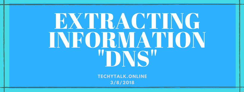 Extracting Information From DNS