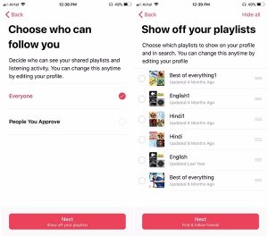 Create Apple Music Profile Step 3