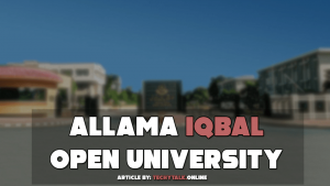 Allama iqbal open university