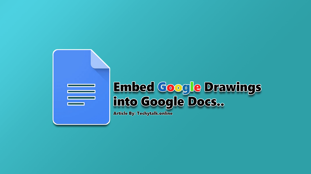 Embed Google Drawings into Google Docs