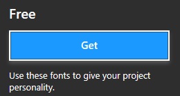 Get Fonts in Store Fonts in Windows 10