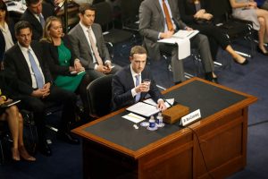 Facebook’s chief executive, Mark Zuckerberg, testifying before Congress in April.CreditTom Brenner/The New York Times