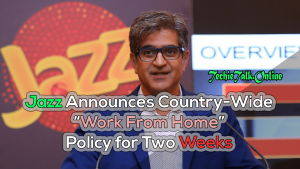 Jazz Announces Countrywide “Work From Home” Policy for Two Weeks