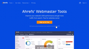 Ahrefs Webmaster Tool