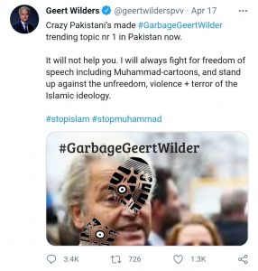 Geert wilder is so motivated with Rothschild's sponsored PM Imran Khan