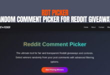 RDT Picker - Random Comment Picker for Reddit Giveaways