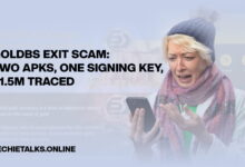 GoldBS Exit Scam: Two APKs, One Signing Key, $1.5M Traced